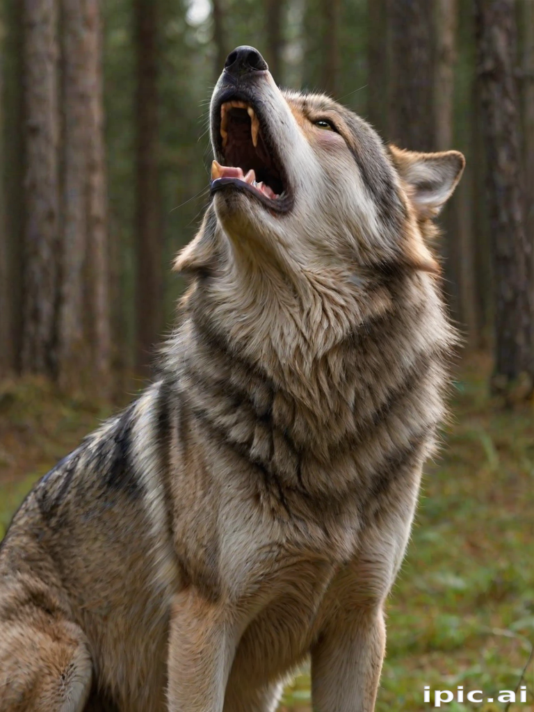 wolf howl png