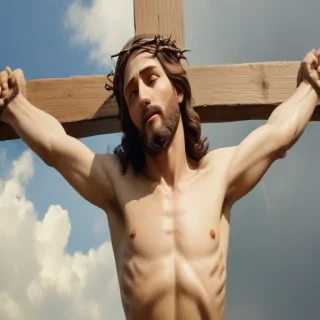 picture of jesus on cross