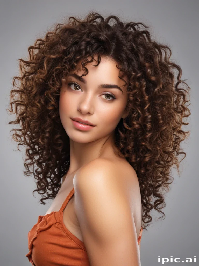 curly hair png