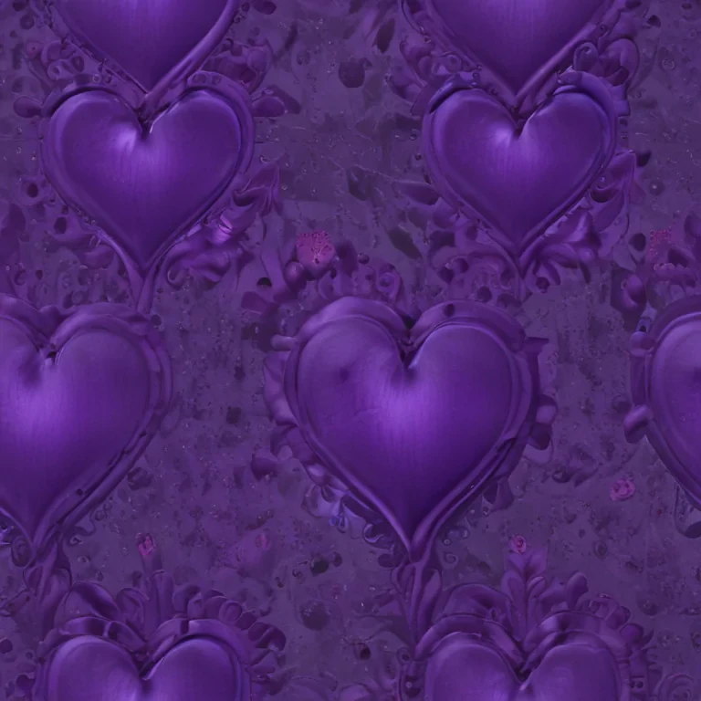 purple heart pattern wallpaper