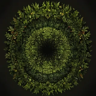 leaf circle