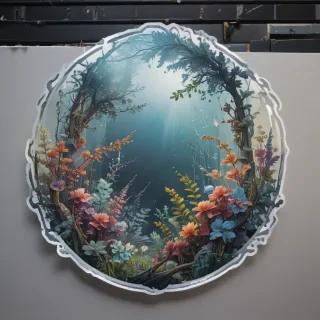 transparent aesthetic sticker