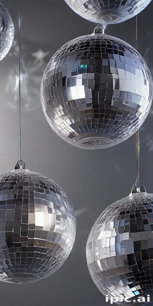 transparent disco balls
