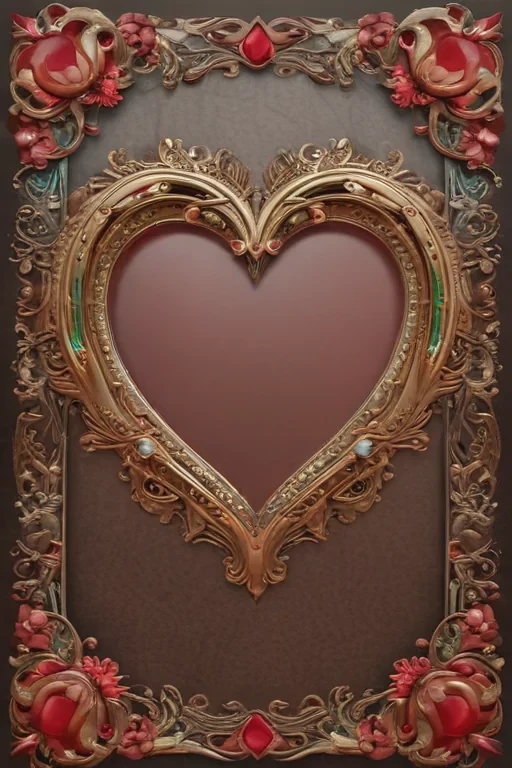 heart border png aesthetic