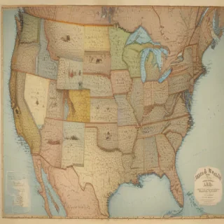 united states of america map