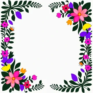 clipart floral border