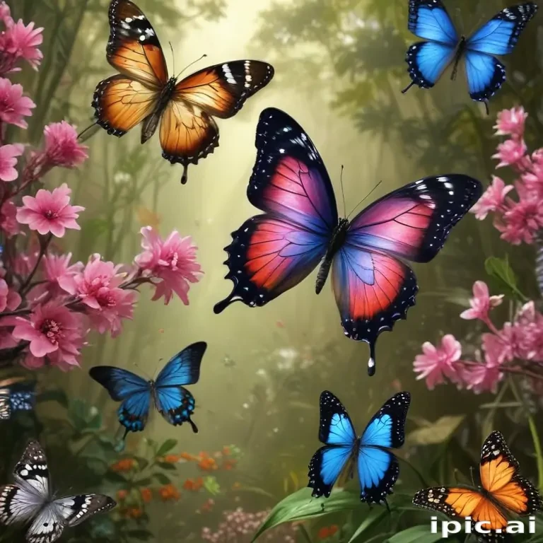 beautiful butterflies wallpaper