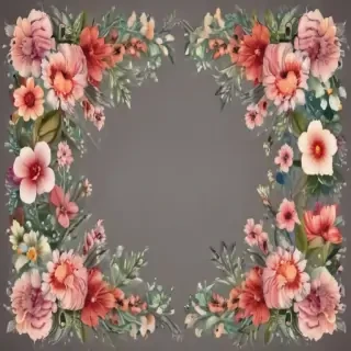 clipart borders flowers