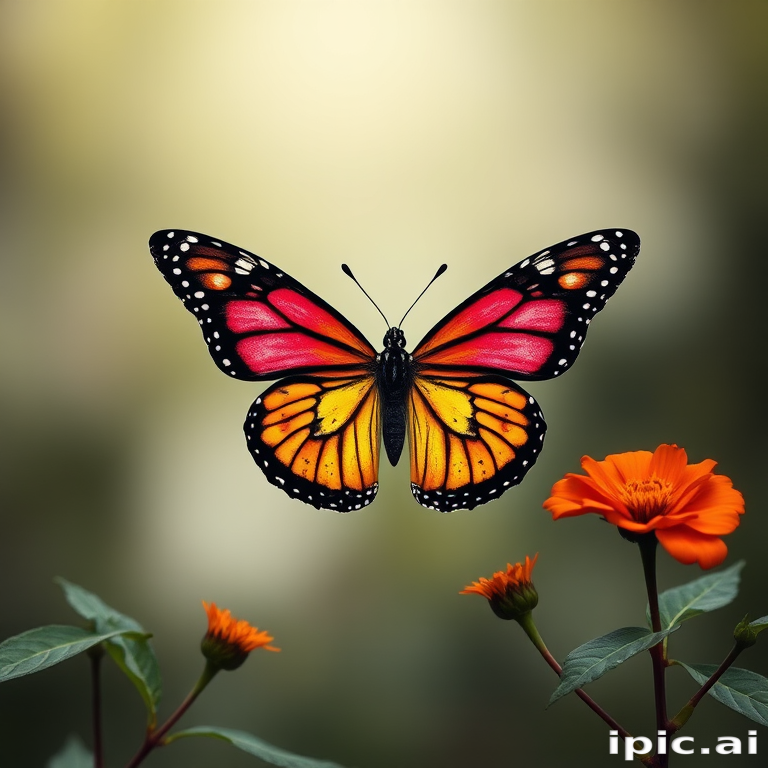 butterfly no background