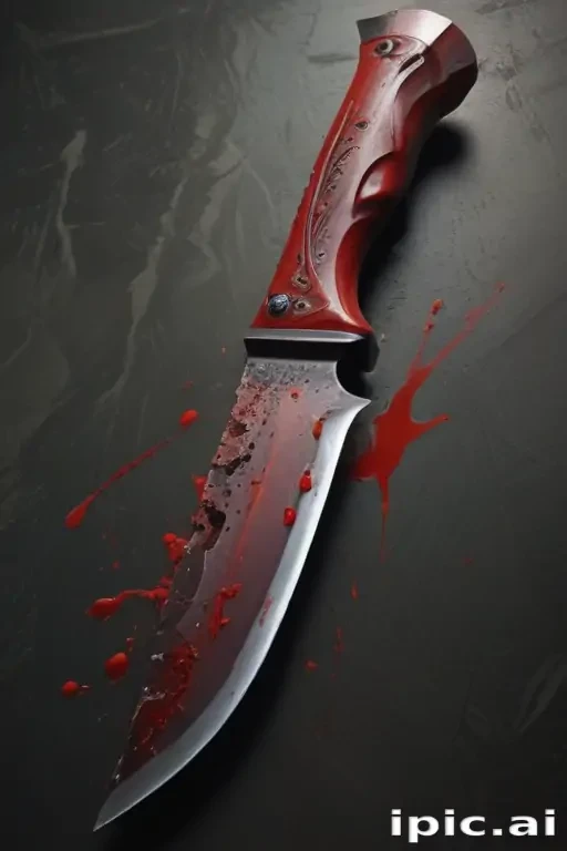 bloody knife aesthetic