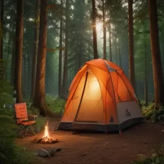 camping background