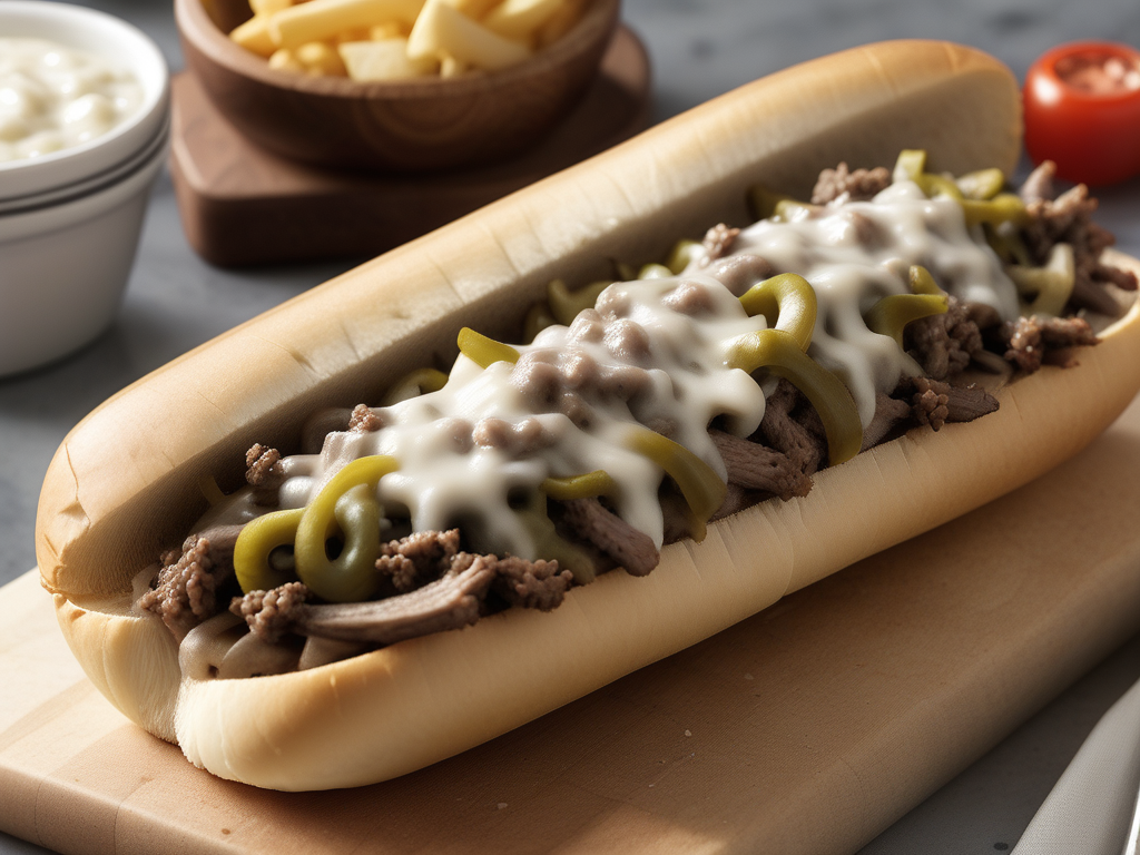 philly cheesesteak with ground beef recipe