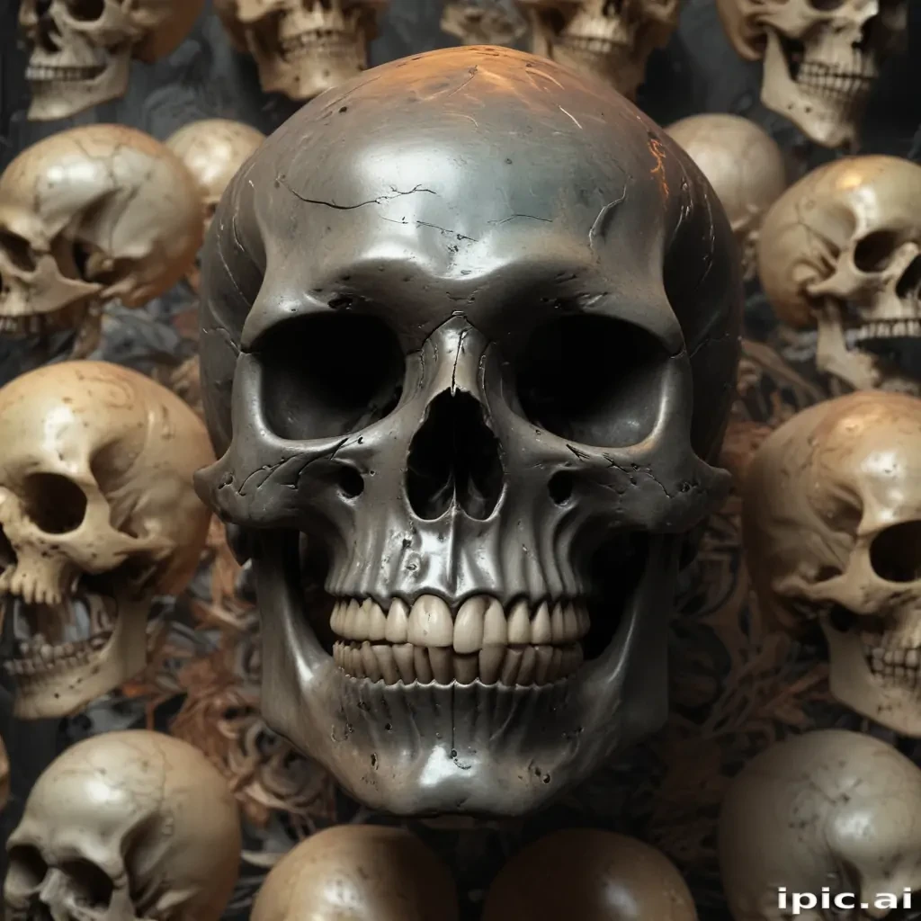 skull background