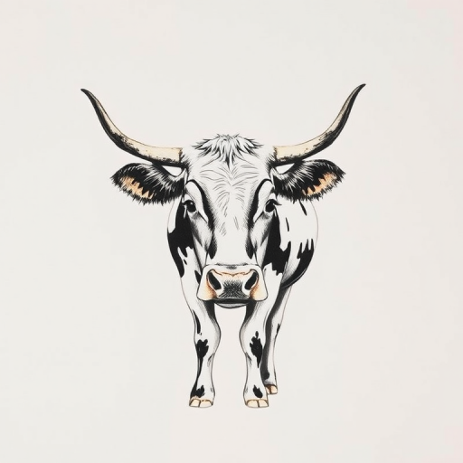 aesthetic cow print
