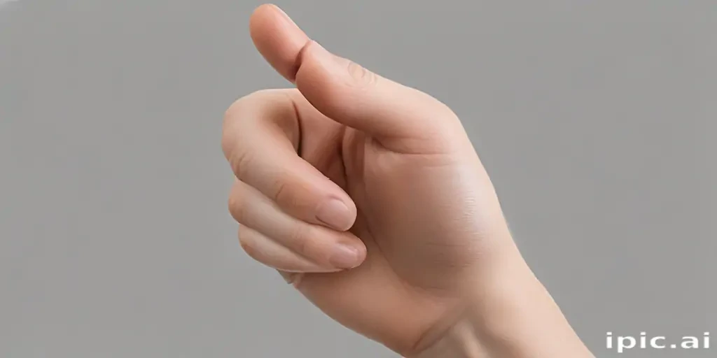 point finger png