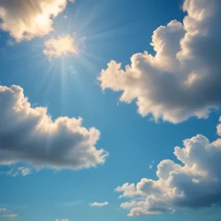 sky blue background