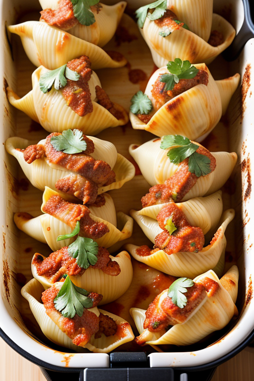taco stuffed shells air fryer
