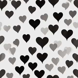 black heart transparent