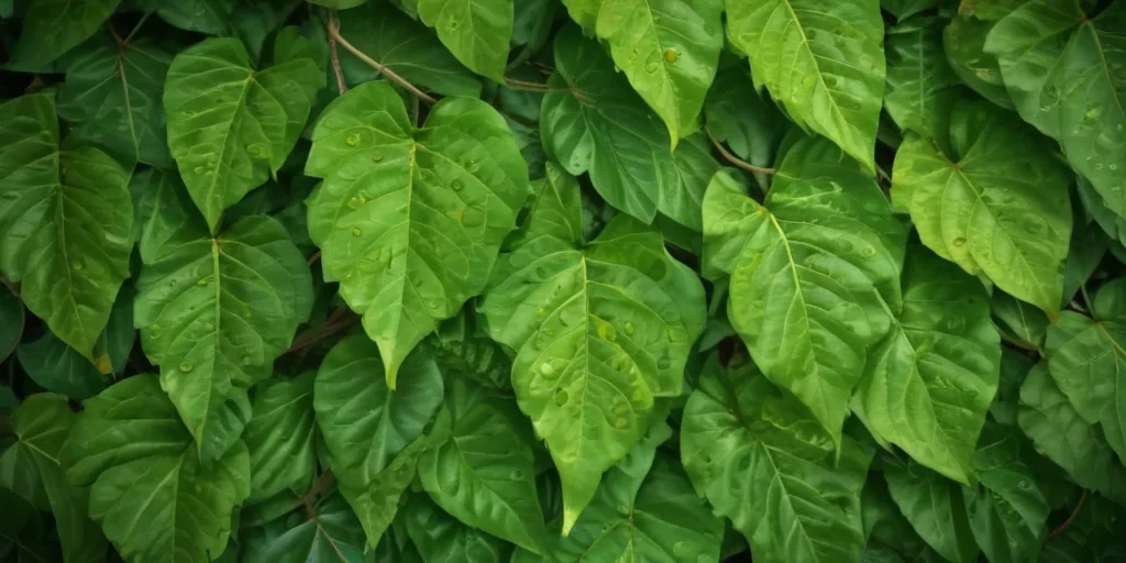 leaf background green