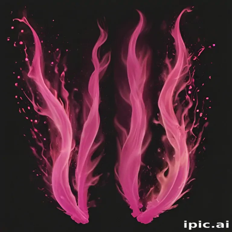 pink flames png