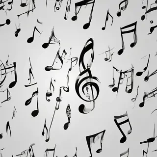 music notes transparent