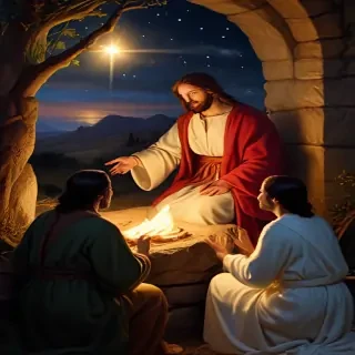 jesus at christmas images