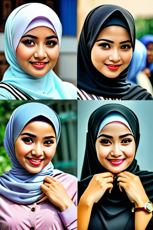 Free Ai Image Generator High Quality And 100 Unique Images Ipicai — Indonesian Hijab Women