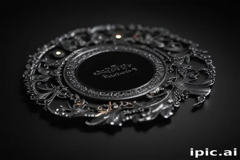 sparkling black background