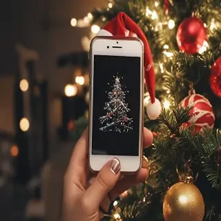 iphone christmas aesthetic wallpaper