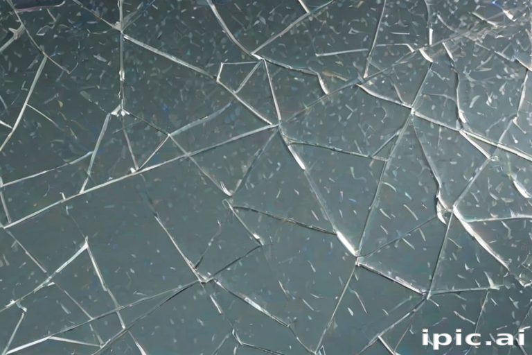 broken glass overlay