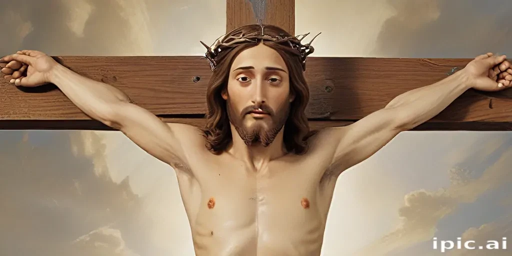 a picture of jesus on the cross