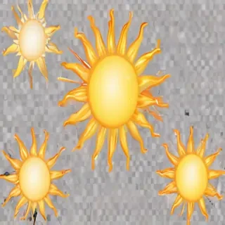 sun clipart transparent background