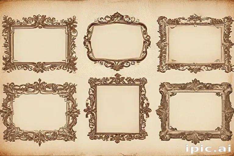 vintage frames png