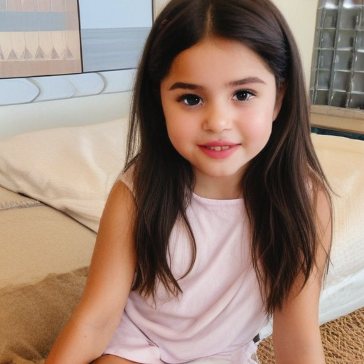 selena gomez with little sister