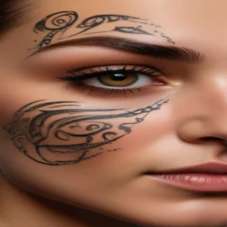 face tattoo png