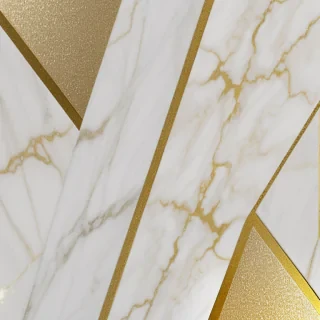 white and gold marble