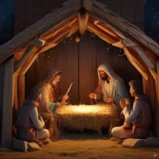 manger scene images free
