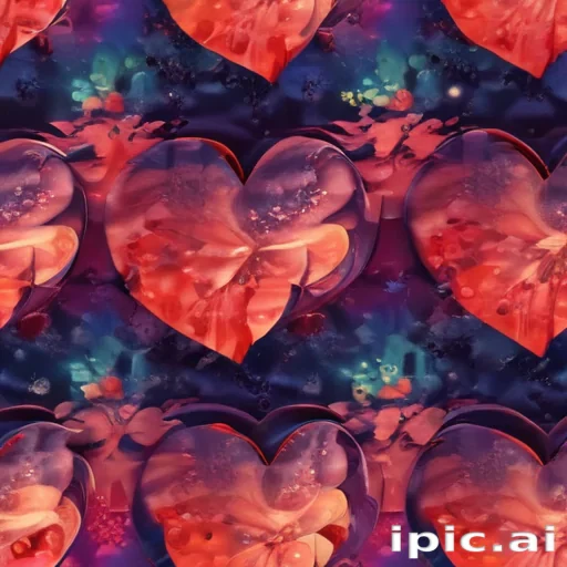heart background aesthetic