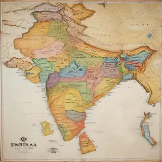 map of india