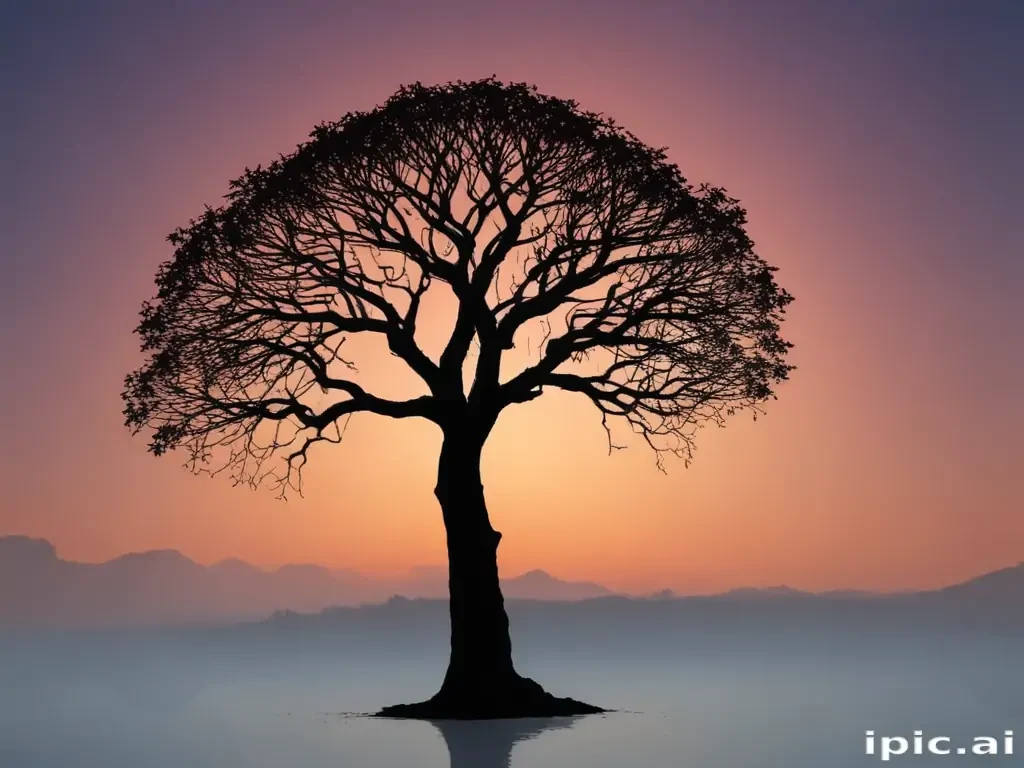 silhouette tree png