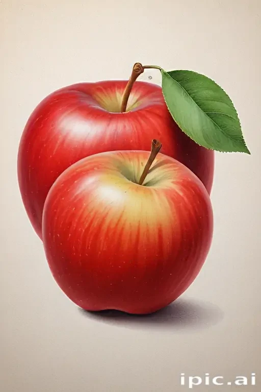 drawings of apples