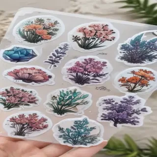 transparent aesthetic stickers