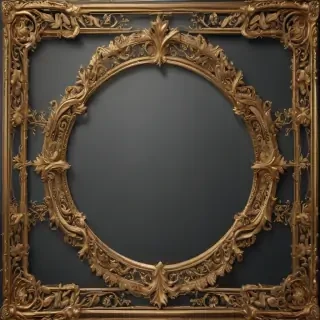 transparent border frame