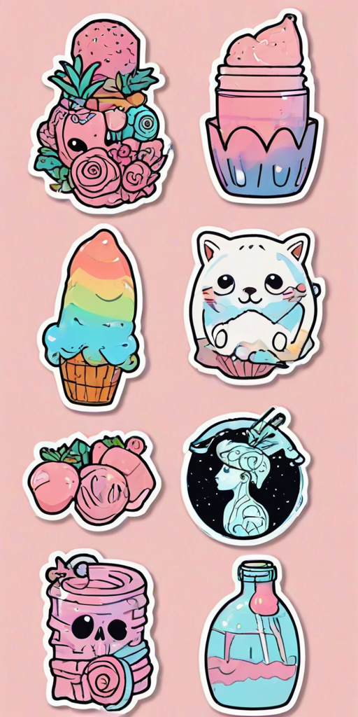 aesthetic stickers printable