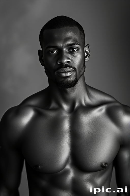 black male shirtless