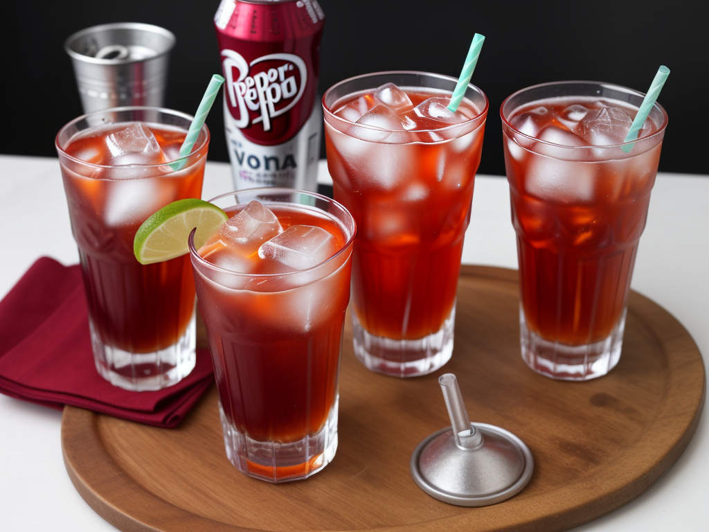 dr pepper and vodka drinks