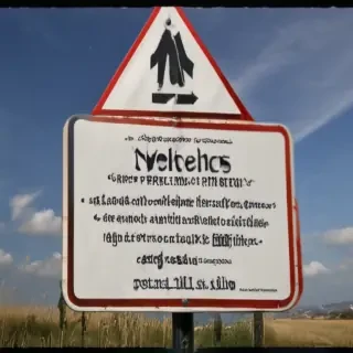 warning sign