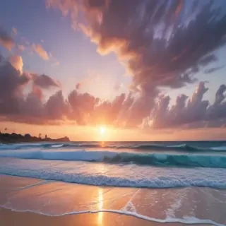 ios beach wallpaper