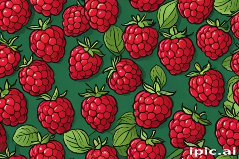 cartoon raspberry