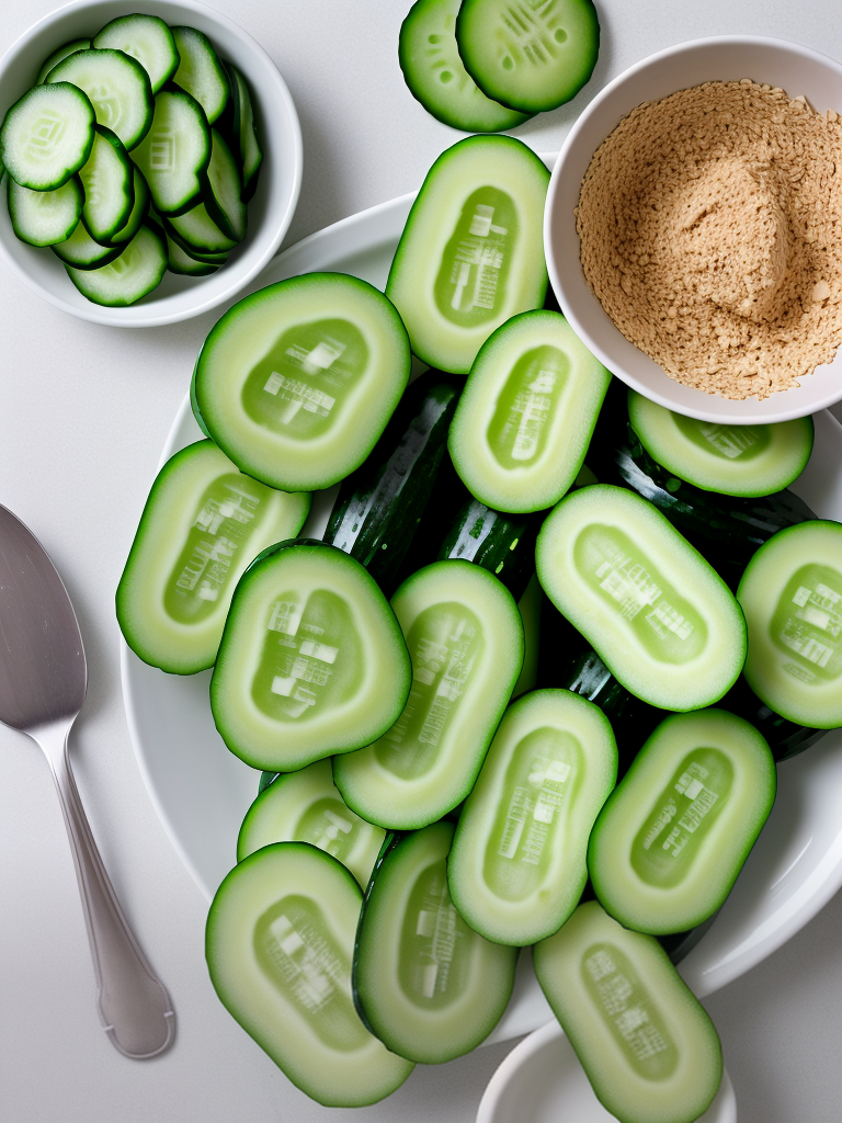 what to put on cucumbers for a snack